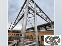 Structure TRUSS Alu. Triangle 290 : stand de 8m00 de côté & hauteur 3m50