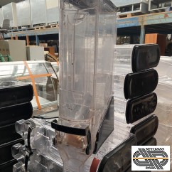 Distributeurs silos gravité | Trade fixture (± 19 litres) | Lot 10 pièces mini. | Quantité limitée