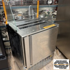 Meuble de préparation fast-food Coreco récent (2023), GN 1/6