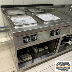 Module cuisson Angelo Po sur coffre :  4 feux electrique – 1N0PE4