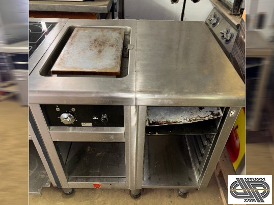 Module plancha chrome avec ruissellement d'eau code Charvet  code V03505 + module annexe neutre