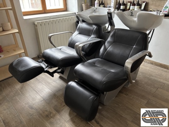 bacs a shampoing de salon de coiffure occasion