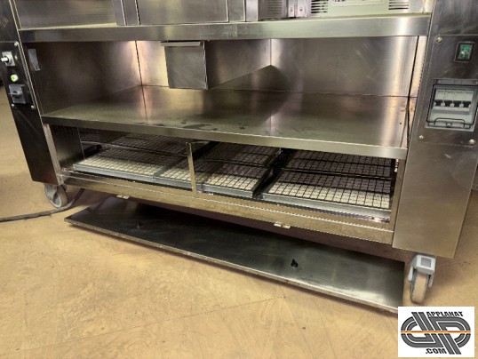 Stand de cuisson professionnelle mobile avec hotte et filtration d'air intégrée